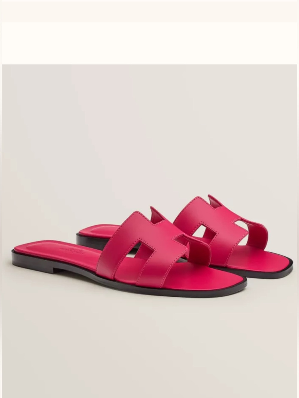 Hermes Oran Slide Sandals